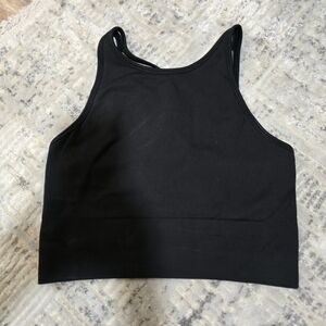 Athleta Aurora High Neck Crop Tank, Size M